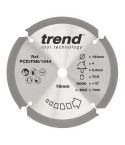 Trend PCD/FSB/1844 PCD Fibre Cement Circular Saw Blade 184mm x 20mm x 4T