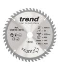 Trend Wood Cordless Circular Saw Blade 184mm x 16mm x 48T CSB/18448TA