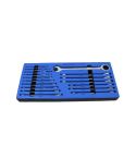 US PRO 3566 17 piece metric gear ratchet combination wrench set 8mm to 24mm