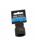 US PRO 3824 23mm impact socket 1/2 inch drive 6 point Euro style box of 10