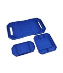 US PRO 6890 set of 3 non slip flexible tool trays