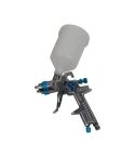 US PRO 8769 Blue HVLP Gravity Spray Gun – 1.4 mm Nozzle, 600 ml Cup, 1/4″ Air Inlet